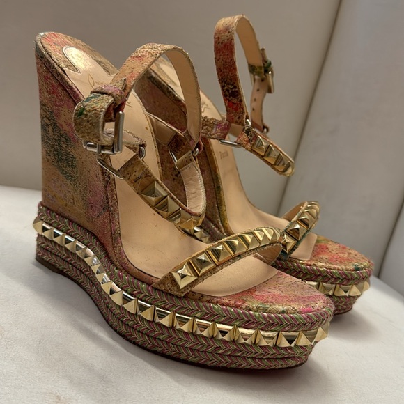 Christian Louboutin Studded Heel Sandal - Picture 3 of 8